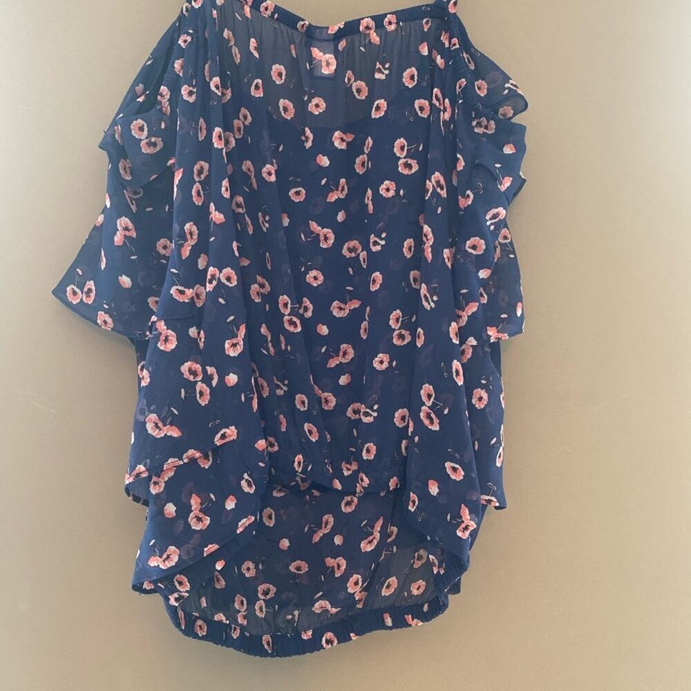 Torrid Y2K Cottagecore Floral Chiffon Layered Ruffle Tank - Size 3X - Picture 10 of 10